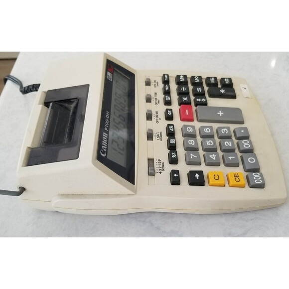 Canon p100-dh 12 characters printing Calculator works - Picture 4 of 6